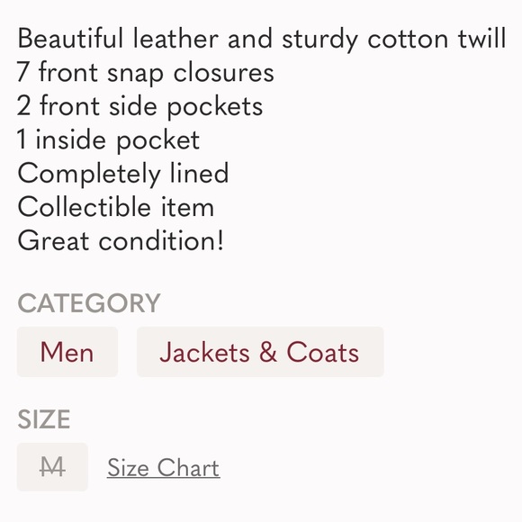 Vintage M Jeff Hamilton Cleveland Indians leather sleeve Jacket Great condition - Picture 7 of 11